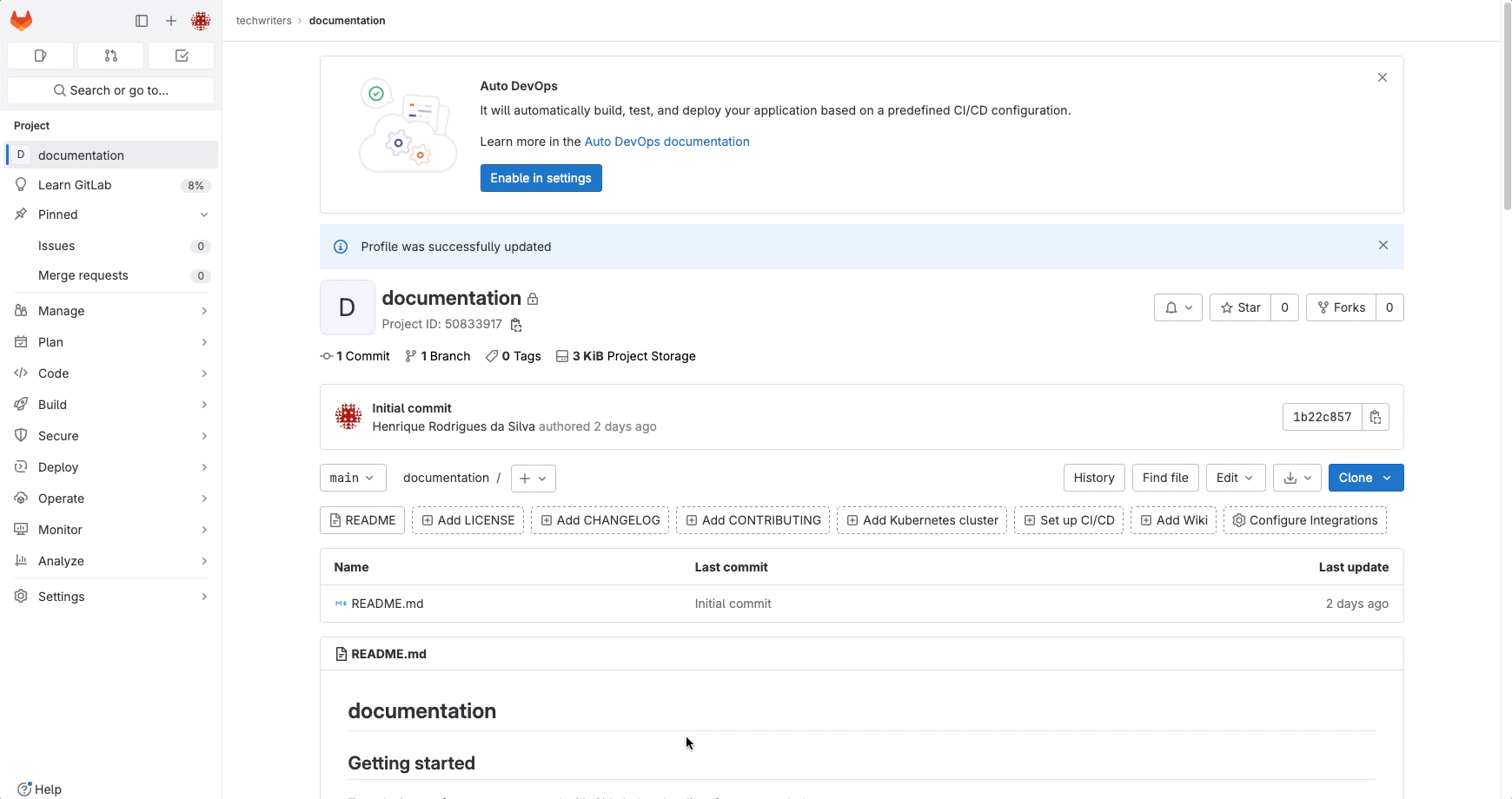 GitLab Pipeline Trigger Token