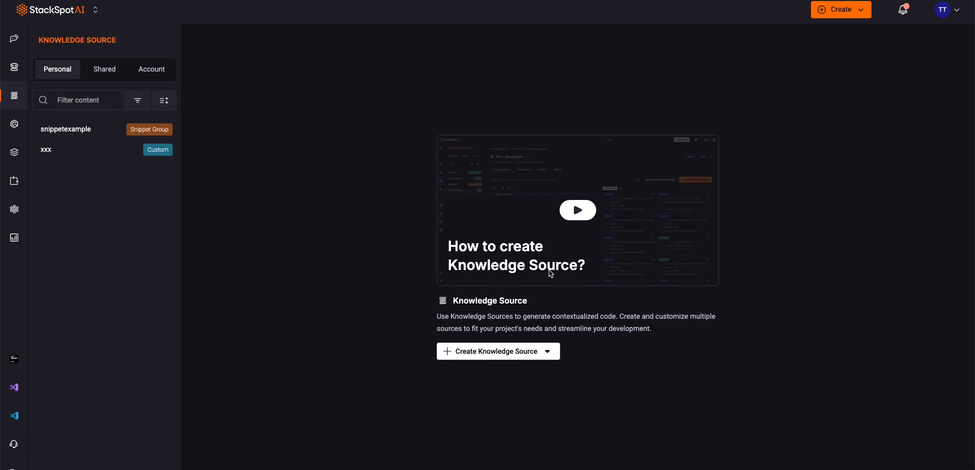 Access Personal content 
